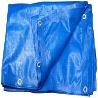 Тент Тарпаулин 10х15м плотность180г/м.кв (синий)