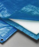 Полог тарпаулин синий 180 гр. 8х12м. утепленный (изолон 5 мм) м2