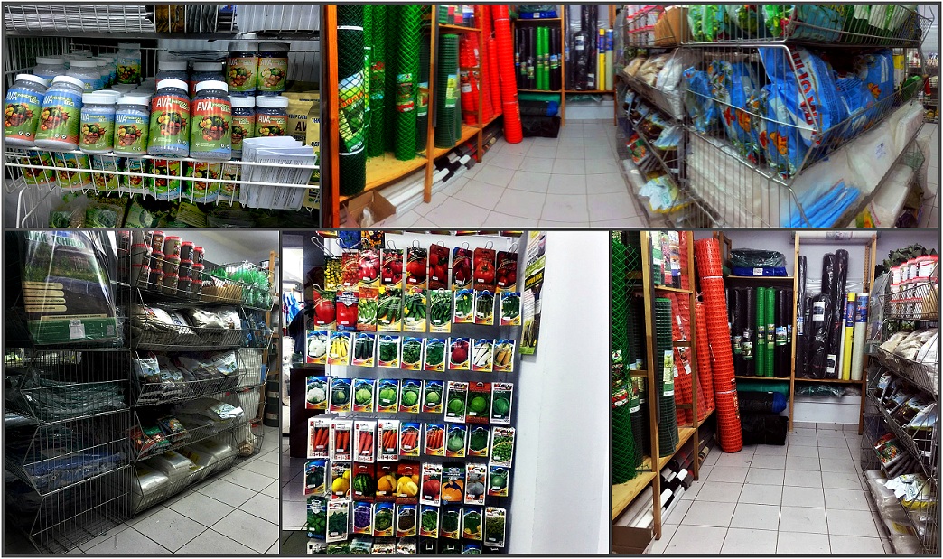 интерьер и товары магазина ОптПромСнаб